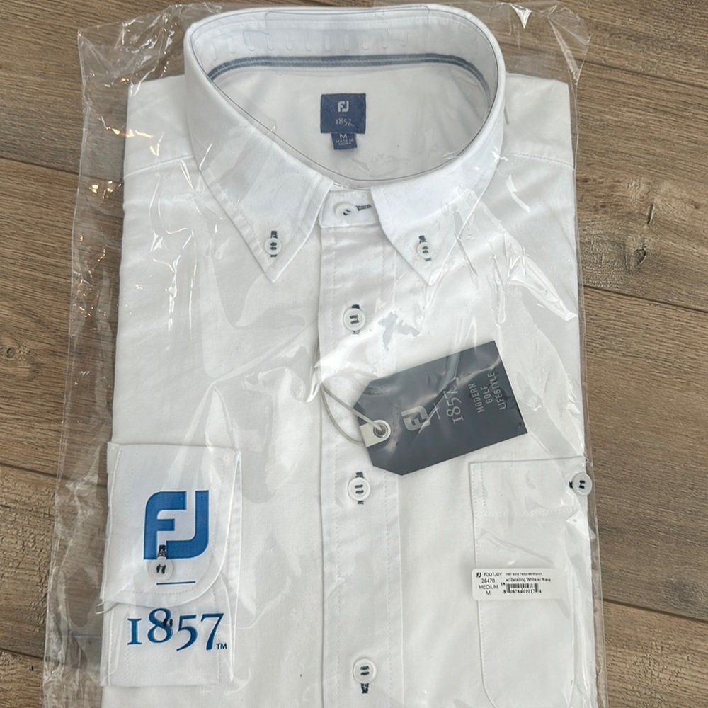 Footjoy long sleeve dress shirt